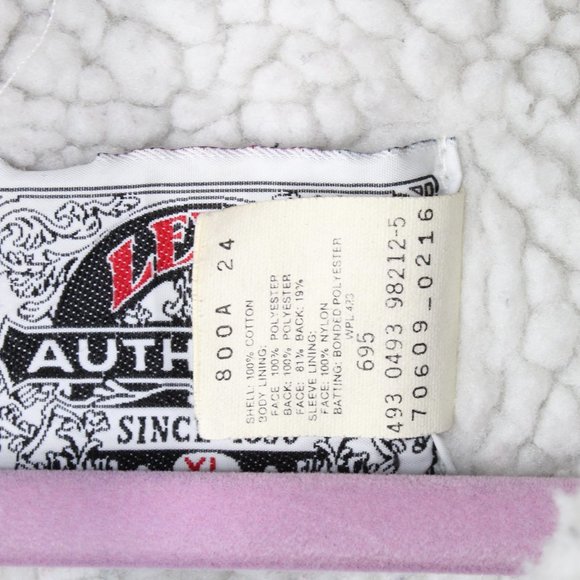 Levi's Mens Blue Cotton Polyester Lined Denim Jacket Size XL - Picture 11 of 12